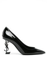 Saint Laurent Womens Opyum Pump In Patent Leather In Black