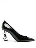 Saint Laurent Womens Opyum Pump In Patent Leather In Black