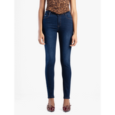 Sissy boy Ladies Mid-Waist Skinny Jeans In Dark Vintage