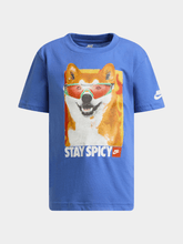Nike Boys Stay Spicy T-Shirt In Blue