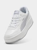 Puma Womens Court Lally Skye Sneakers In White And Grey