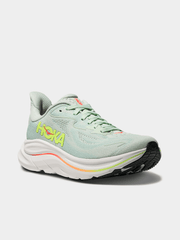 Hoka Womens Clifton 10 Shoes in Green