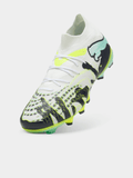 Puma Mens Future 9 Match Creativity Soccer Shoes In White & Lime