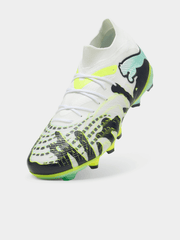 Puma Mens Future 9 Match Creativity Soccer Shoes In White & Lime