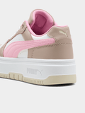 Puma Girls Rebound Femme Sneaker In White,Pink And Brown