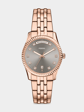 Fossil Womens Scarlette Watch In Rose Gold