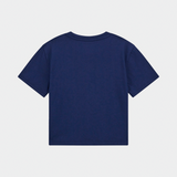Guess Girls Crop Top T-shirt In Blue