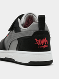 Puma Boys Rebound V6 Lo Mid 90S Ac+Ps Sneakers In Grey Multi