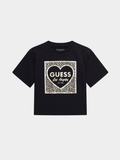 Guess Girls T-shirt In Black