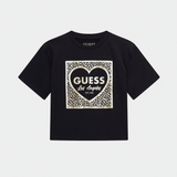 Guess Girls T-shirt In Black