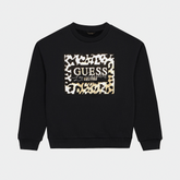 Guess Girls Active Sweatshirt In Black