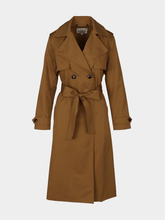 Pringle Womens Trench Coat In Camel