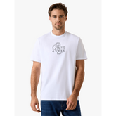 Guess Mens Short Sleeves Basic Quattro G T-Shirts In White