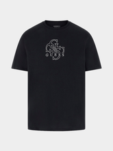 Guess Mens Short Sleeve Basic Quattro G T-shirt In Black