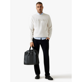 Guess Mens Cn Basic Sweatshirt In White