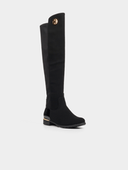 Miss Black Ladies Hadar 24 Boots In Black