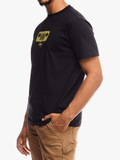 Jeep Mens Core Logo Grill Crew Neck T-Shirt In Black