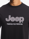 Jeep Mens Core Applique T-Shirt In Black