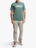 Jeep Mens Core Applique T-Shirt In Green
