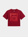 Guess Girls T-shirt In Red