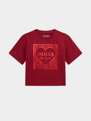 Guess Girls T-shirt In Red