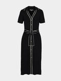 Pringle Womens Annie Knit Dress In Navy