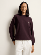 Polo Womens Sophia Track Sweatshirt In Plum
