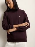 Polo Womens Sophia Track Sweatshirt In Plum