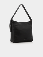 Pierre Cardin Slouch Hobo Bag In Black