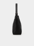 Pierre Cardin Slouch Hobo Bag In Black