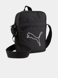 Puma Unisex Plus Portable Crossbody Bag In Black