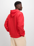 Puma Mens Essential Relaxed Small No.1 Logo Hoodie In Red
