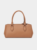 Guess Claudia Satchel Bag In Tan