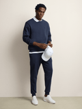 Polo Mens Essential Fleece Sweater In Navy
