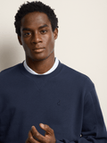 Polo Mens Essential Fleece Sweater In Navy