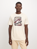 Puma Mens Graphic Sneaker Logo T-Shirt In Alpine Snow