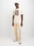 Puma Mens Graphic Sneaker Logo T-Shirt In Alpine Snow