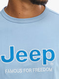 Jeep Mens Core Applique T-Shirt In Blue