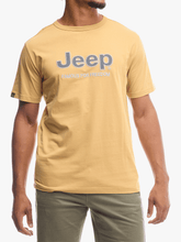 Jeep Mens Core Applique T-Shirt In Khaki
