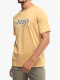 Jeep Mens Core Applique T-Shirt In Khaki