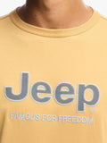 Jeep Mens Core Applique T-Shirt In Khaki