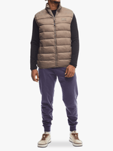 Jeep Mens Core Sleeveless Puffer Jacket Brown