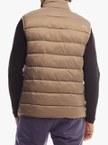 Jeep Mens Core Sleeveless Puffer Jacket Brown