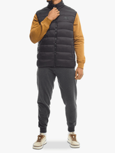 Jeep Mens Core Sleeveless Puffer Jacket Black