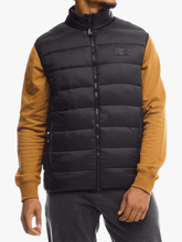 Jeep Mens Core Sleeveless Puffer Jacket In Black