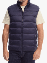 Jeep Mens Core Sleeveless Puffer Jacket Navy