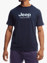 Jeep Mens Core Logo T-Shirt In Navy