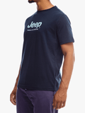 Jeep Mens Core Logo T-Shirt In Navy