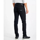 Guess Mens Slim Straight Leg Jeans In Black