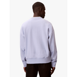 Calvin Klein Mens Premium Terry Monologo Sweatshirt In Lavender